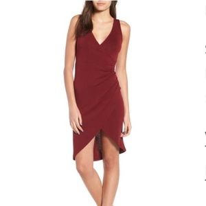 Leith Mélange Wrap Dress